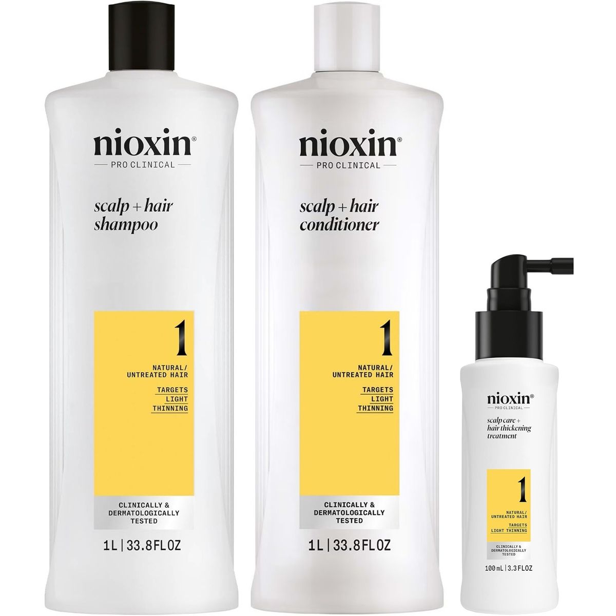 NIOXIN - Nioxin-1 Tratamiento Densificador para Cabello Natural 1000ml
