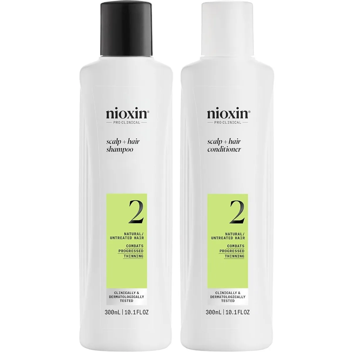NIOXIN - Nioxin-2 Shampoo Densificador + Acondicionador para Cabello Natural