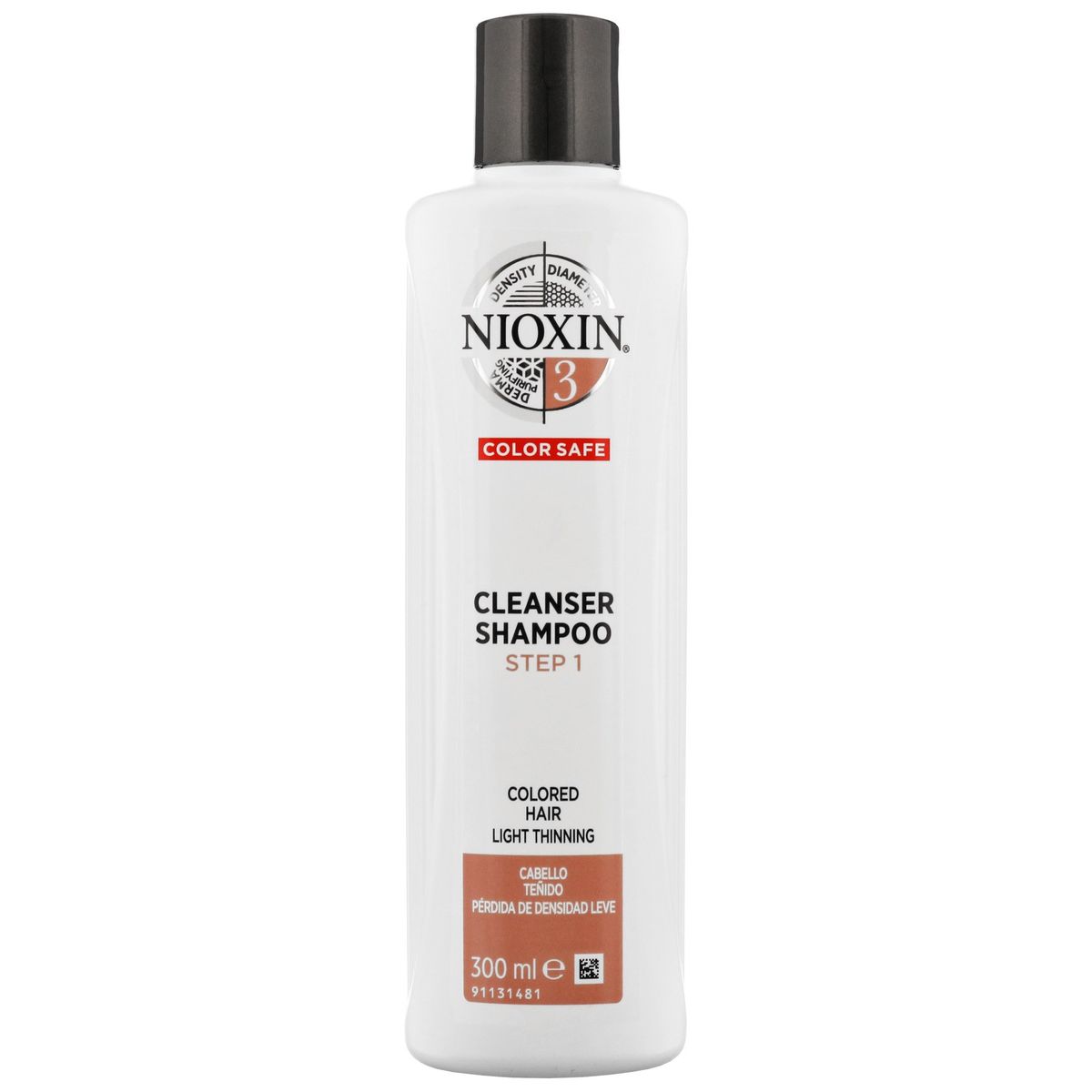 NIOXIN - Nioxin-3 Shampoo Densificador para Cabello Teñido 300ml