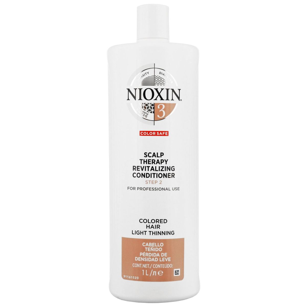 NIOXIN - Nioxin-3 Acondicionador Densificador para Cabello Teñido 1000ml