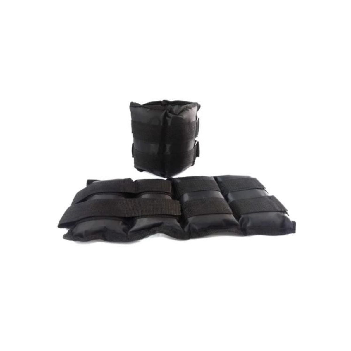 GENERICO - Par tobilleras con peso 1 kg-color negro