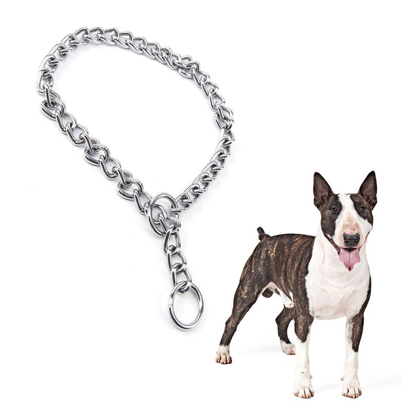 GENERICO - Cadena Collar de Ahorque para Entrenar Perros MEDIANO