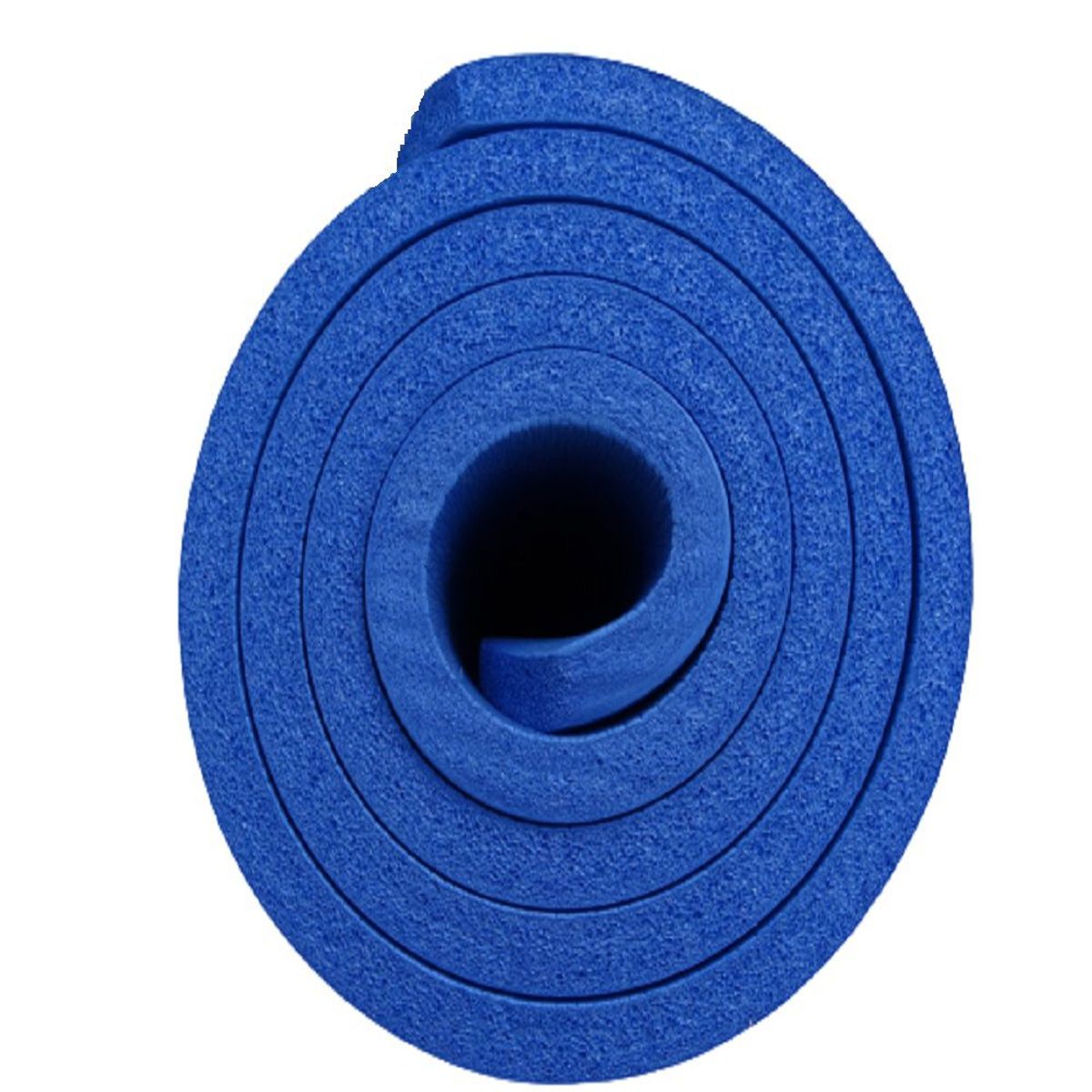 GENERICO - Mat yoga 15 mm con sujetador-azul