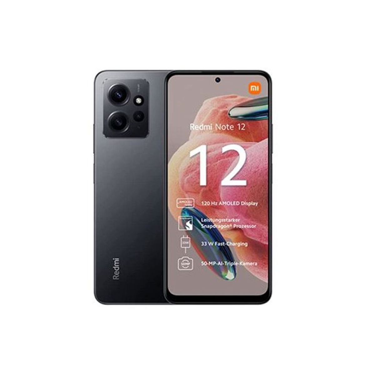 XIAOMI - Xiaomi Redmi Note 12 128GB 4GB Ram - Negro