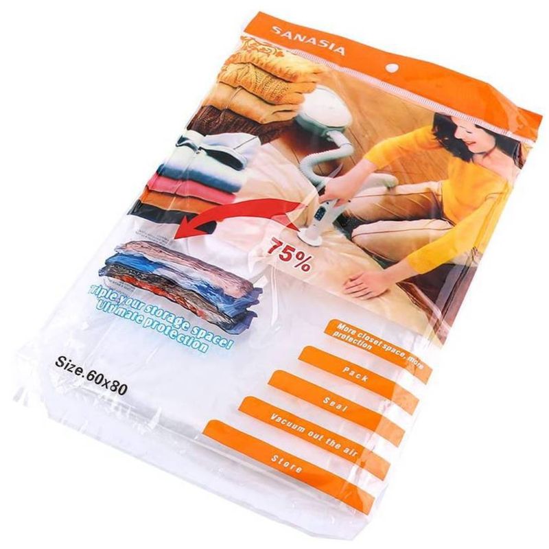 INSPIRA - Bolsas al vacío compresoras de ropa 60 x 80 cm x 1 und