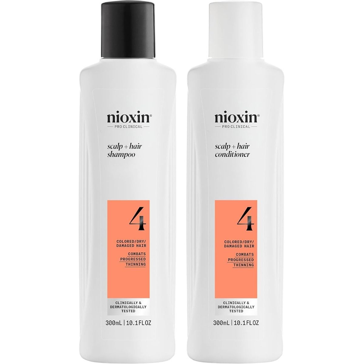 NIOXIN - Nioxin-4 Shampoo Densificador 300ml  + Acondicionador Cabello Teñido