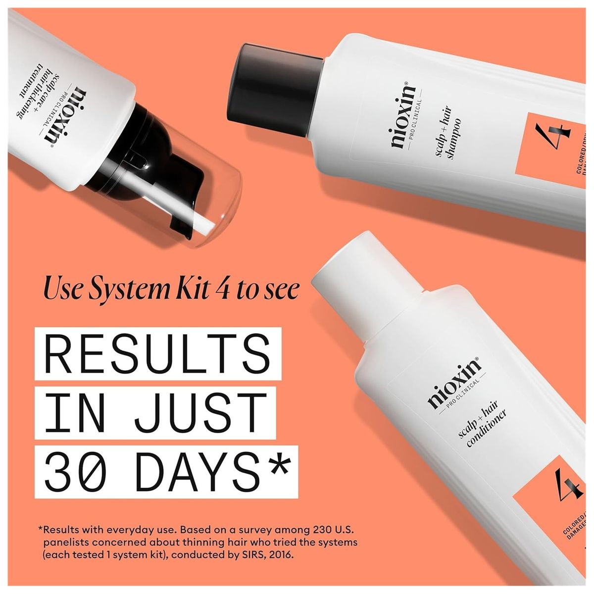 NIOXIN - Nioxin-4 Tratamiento Densificador para Cabello Teñido 1000ml