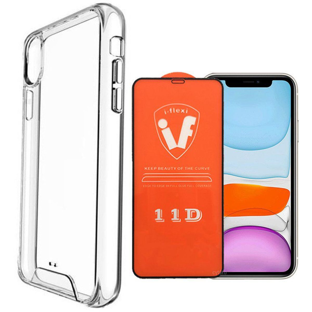 CASE - Funda Case Space Y Vidrio Templado iPhone Xs Max Transparente