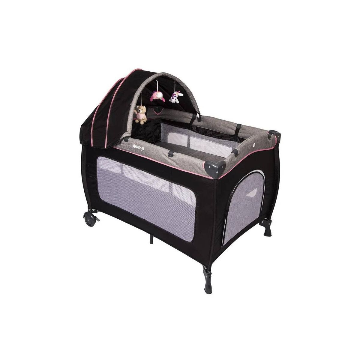 EBABY - Cuna Corral Mecedora  Tina Plegable