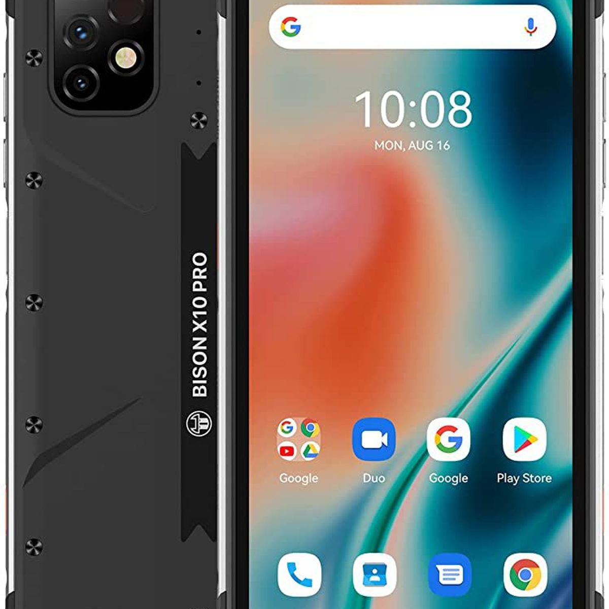 UMIDIGI - Celular Militar IP64 Umidigi Bison X10 Pro 128gb 4GB Ram