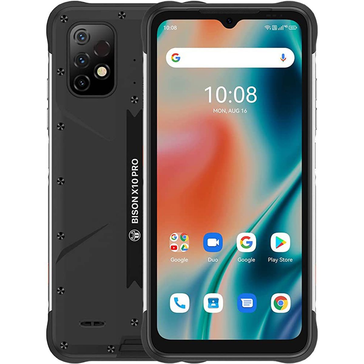 UMIDIGI - Celular Militar IP64 Umidigi Bison X10 Pro 128gb 4GB Ram