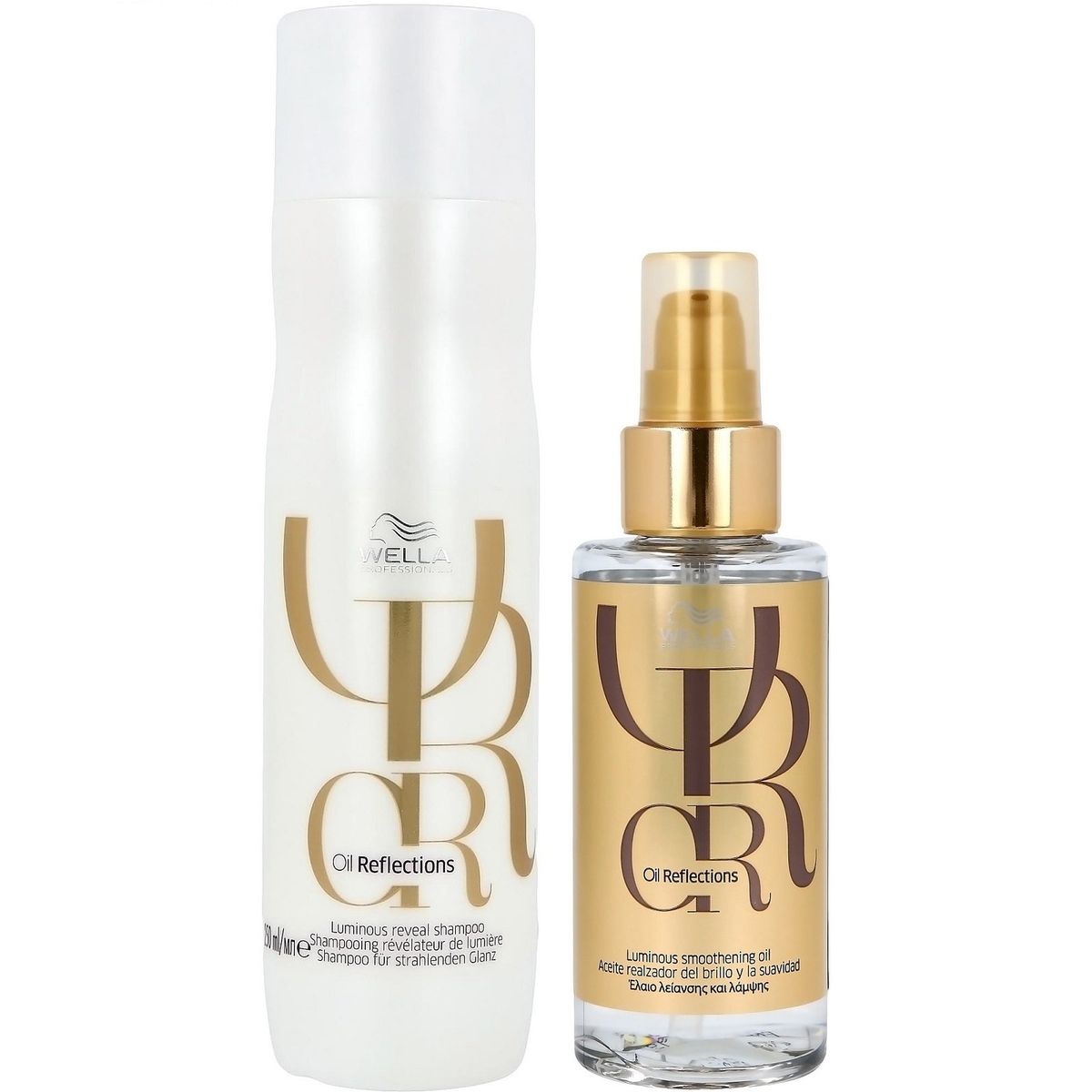 WELLA - Shampoo 250ml + Aceite 100ml Wella Oil Reflections