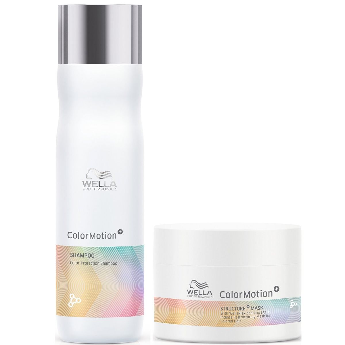 WELLA - Shampoo para Cabello Teñido 250ml + Mascarilla Wella Color Motion