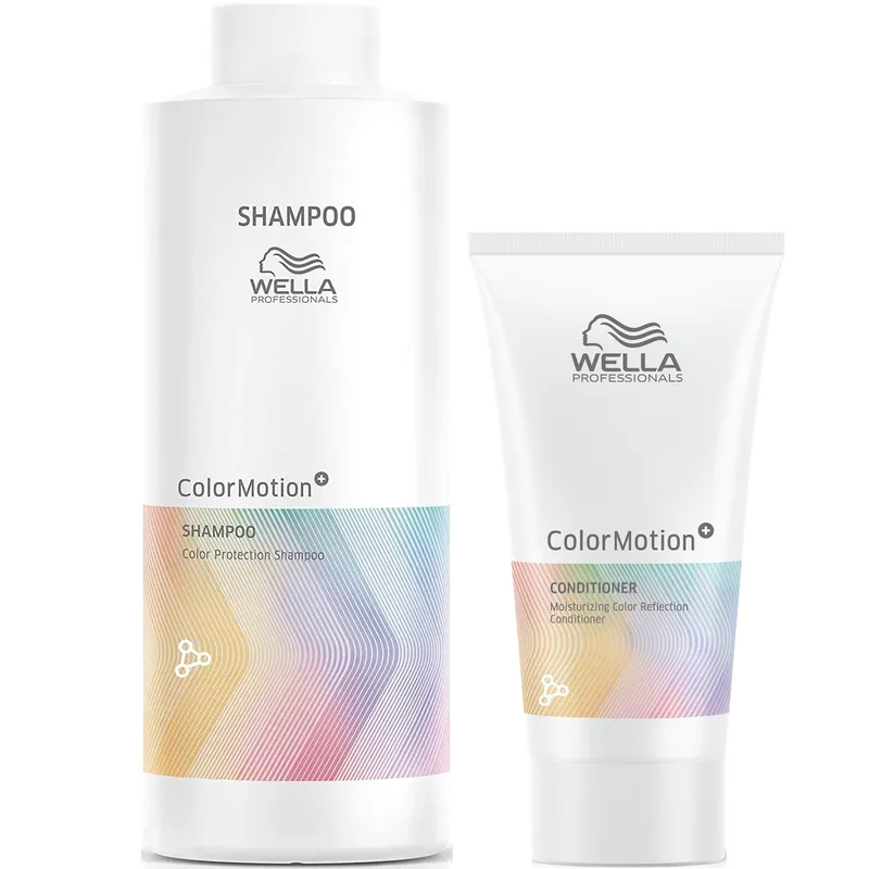 WELLA - Shampoo Cabello Teñido 1000ml  +  Acondicionador Wella Color Motion