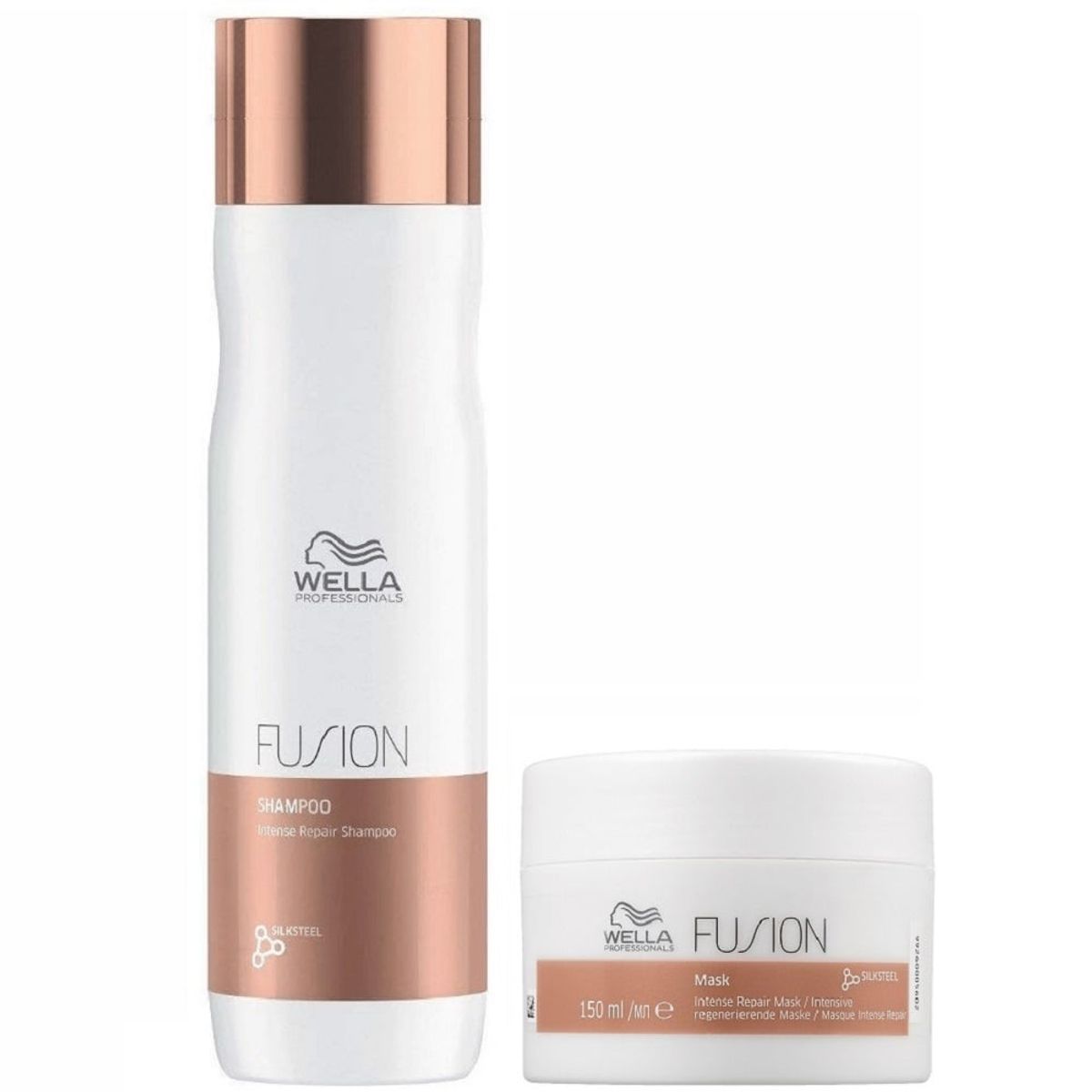 WELLA - Shampoo Reparador 250ml + Mascarilla 150ml Wella Fusion