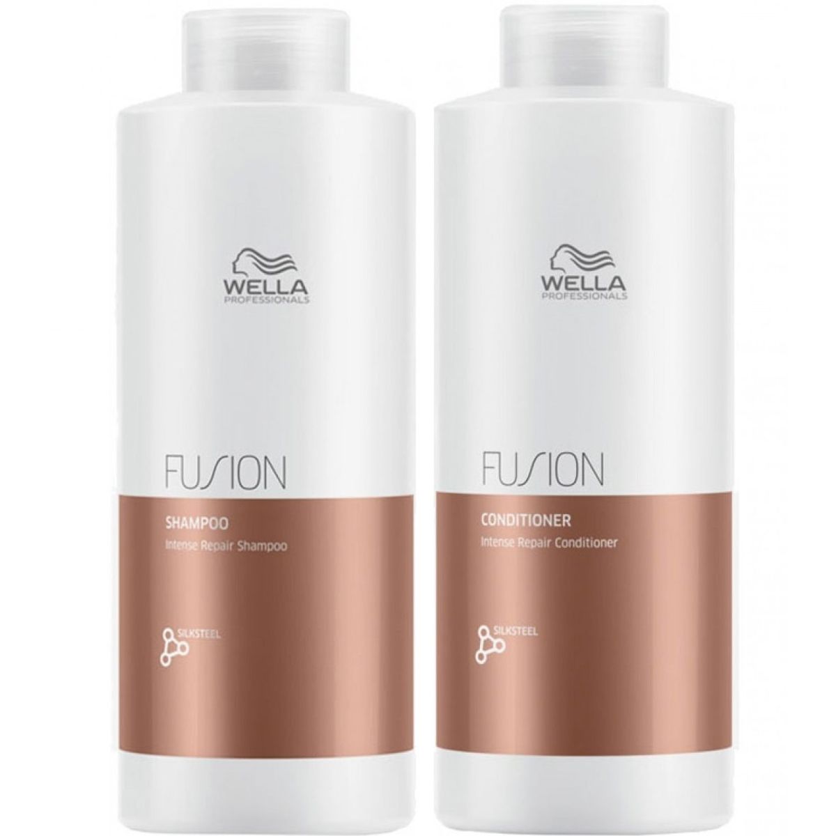 WELLA - Shampoo Reparador 1000ml + Acondicionador 1000ml Wella Fusion