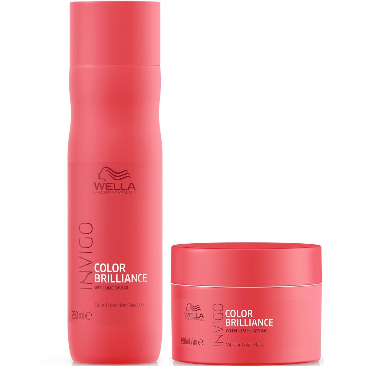 WELLA - Shampoo 250ml + Mascarilla 150ml Wella Invigo Brilliance