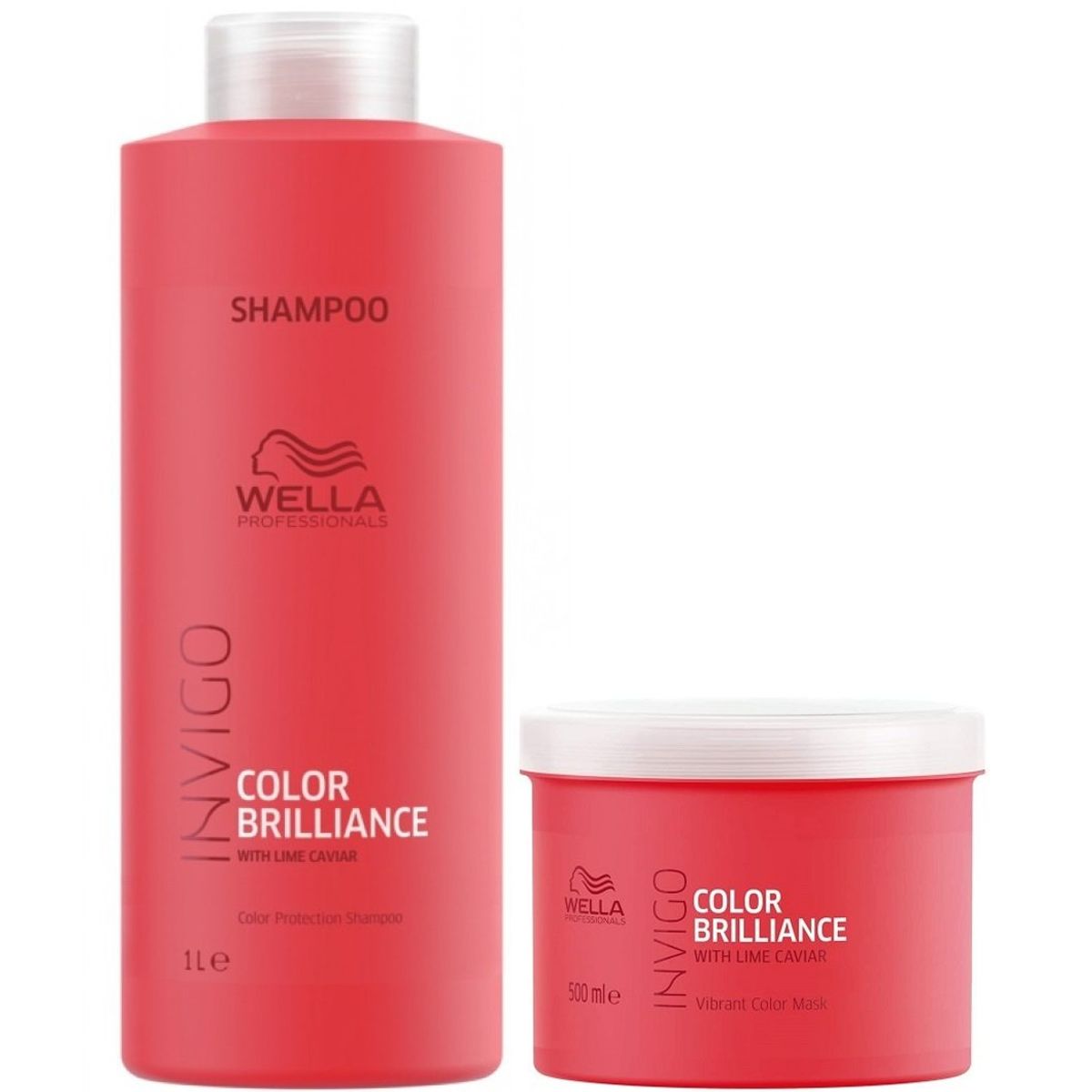 WELLA - Shampoo 1000ml + Mascarilla 500ml Wella Invigo Brilliance