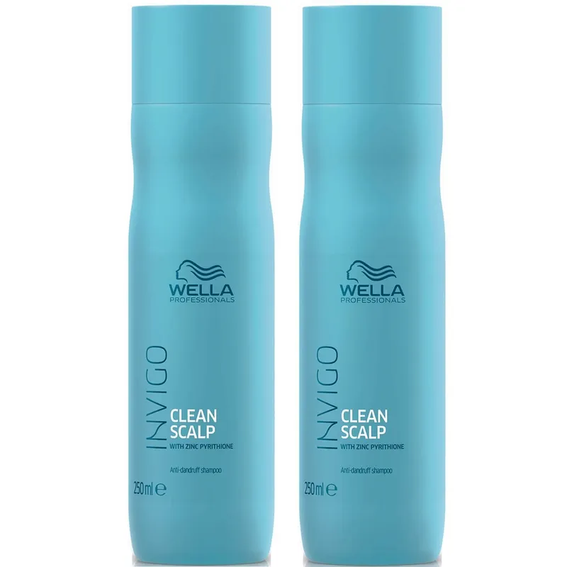 WELLA - Dúo Shampoo Anticaspa Wella Invigo Clean Scalp 250ml
