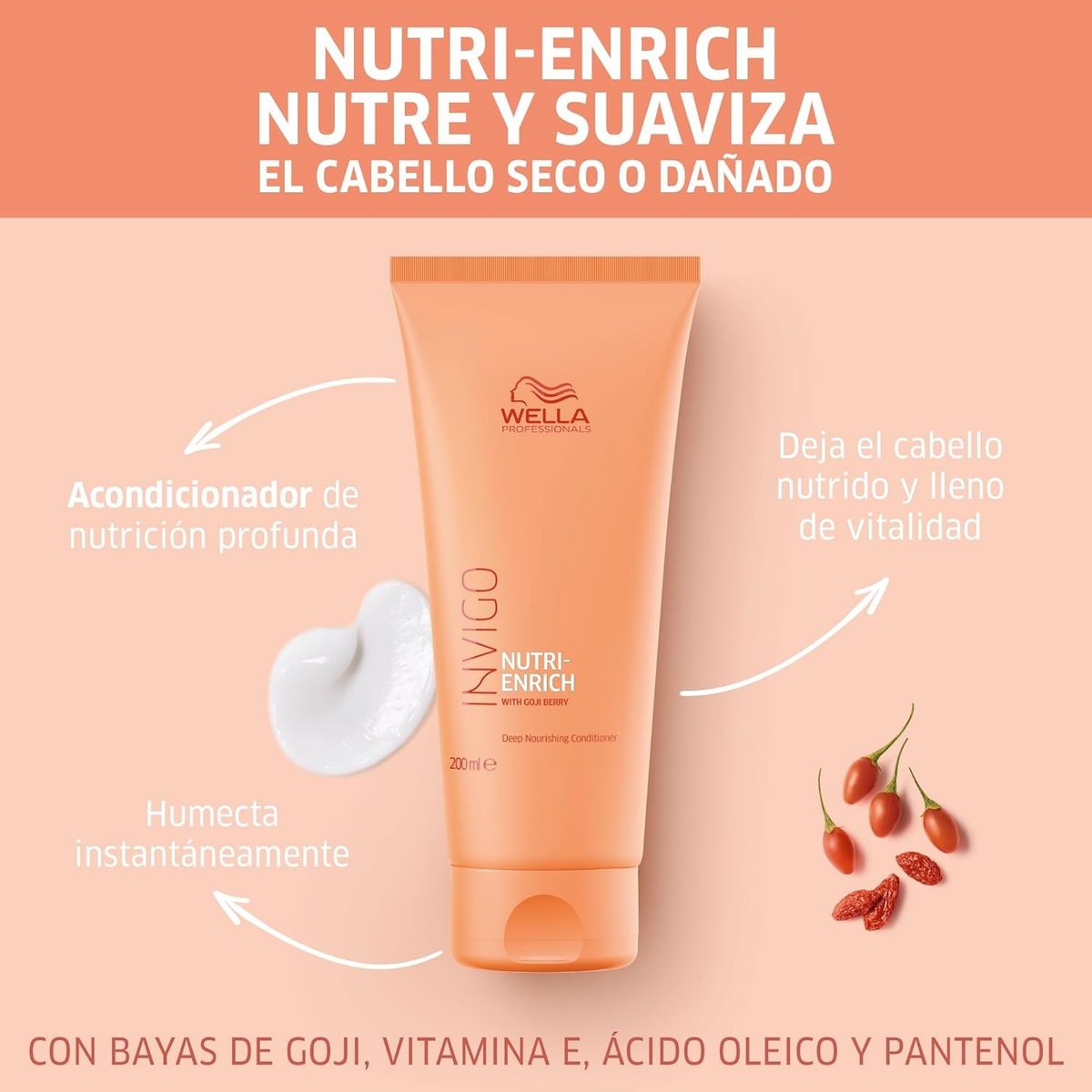 WELLA - Acondicionador Nutritivo Wella Invigo Nutri Enrich 200ml