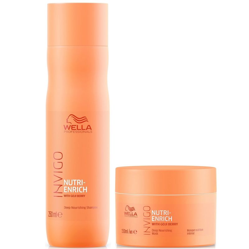 WELLA - Shampoo 250ml + Mascarilla 150ml Wella Invigo Nutri Enrich