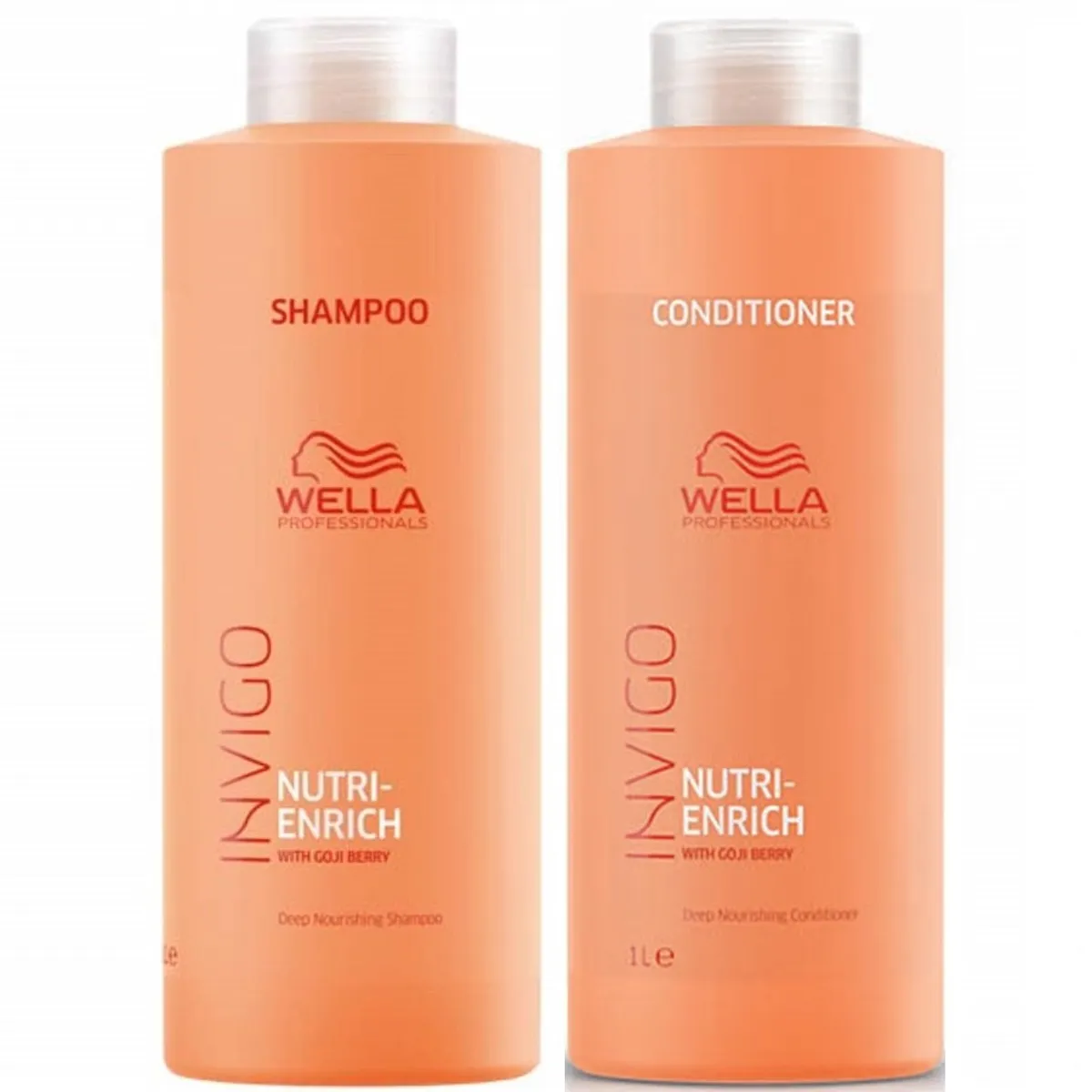 WELLA - Shampoo 1000ml + Acondicionador 1000ml Wella Invigo Nutri Enrich