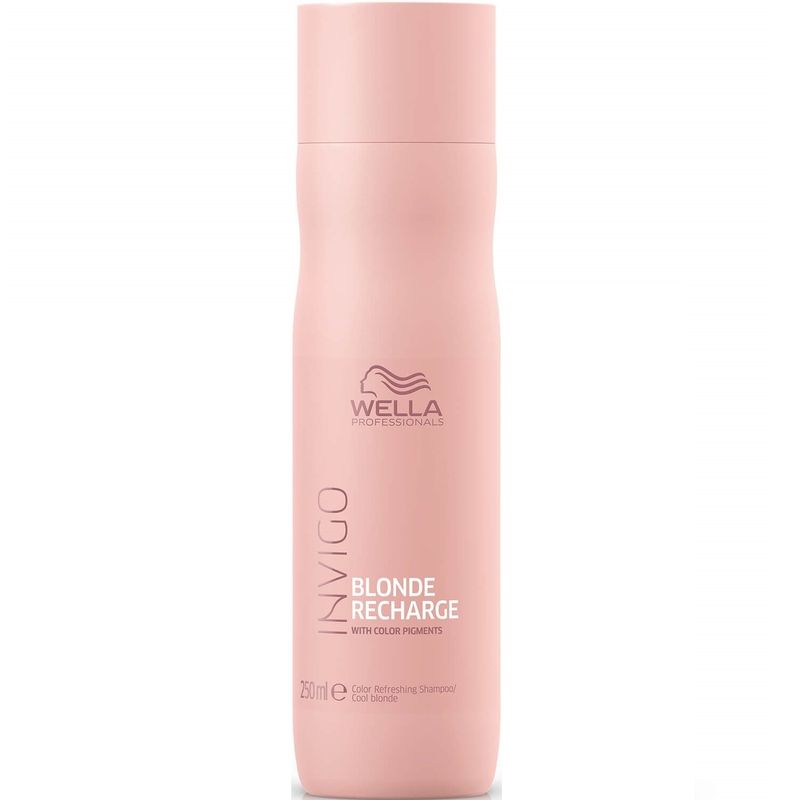 WELLA - Shampoo para Cabello Rubio Wella Invigo Blonde Recharge 250ml