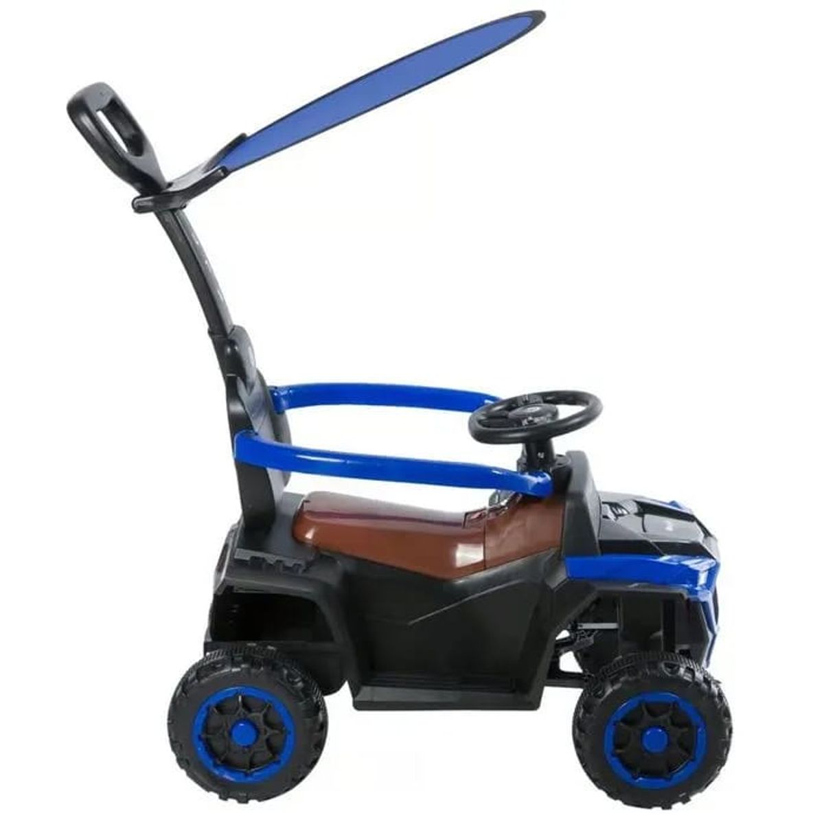 BABY HAPPY - Carrito correpasillos buggy para niños sombrilla Musical Blue