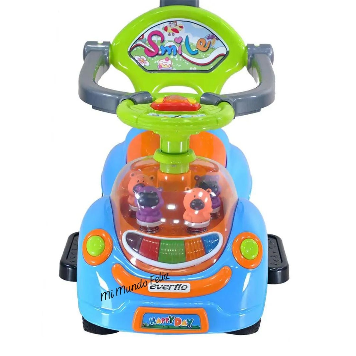 Carrito Correpasillos buggy para niños sombrilla luz GENERICO