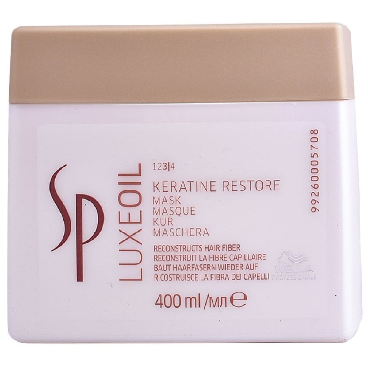 WELLA - Mascarilla con Aceite de Argán Wella Luxe Oil Keratin 400ml