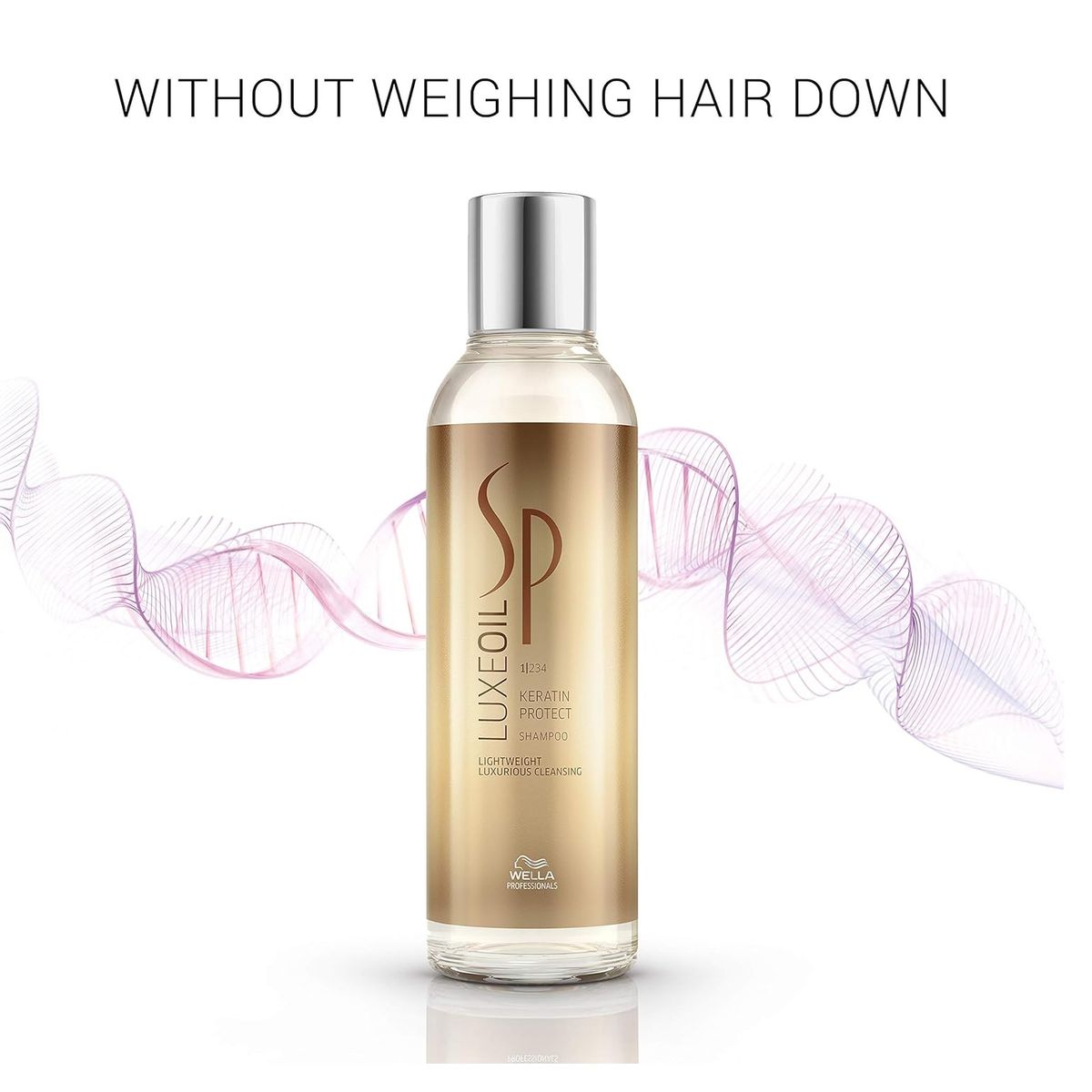 WELLA - Shampoo con Aceite de Argán 1000ml + Mascarilla Wella Luxe Oil Keratin