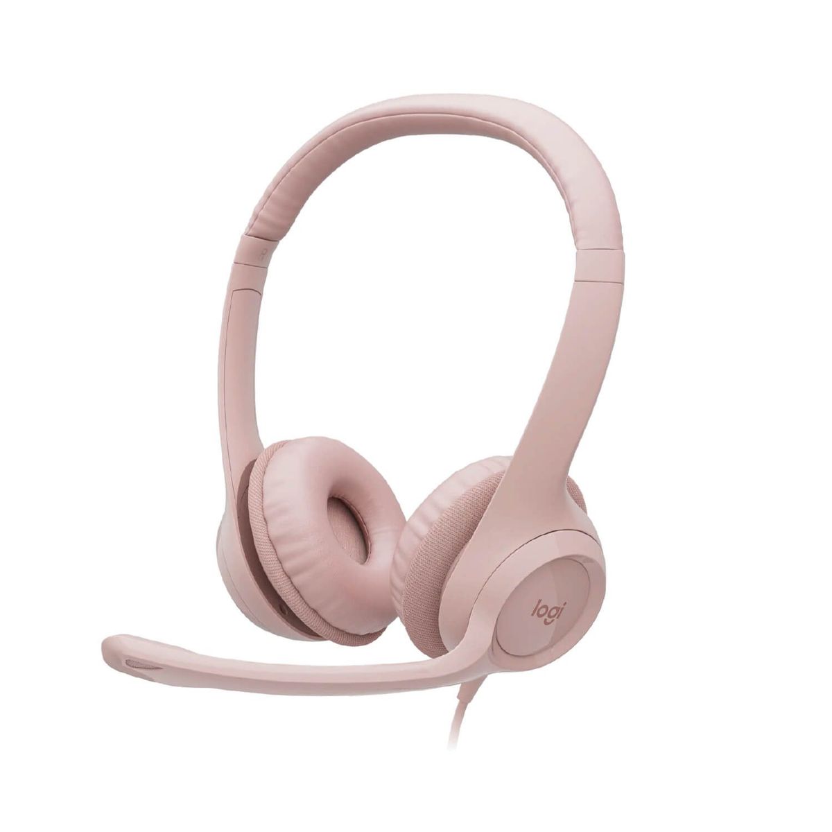 LOGITECH - AUDIFONO LOGITECH H390 USB NOISE CANCELLING ROSE 981-001280