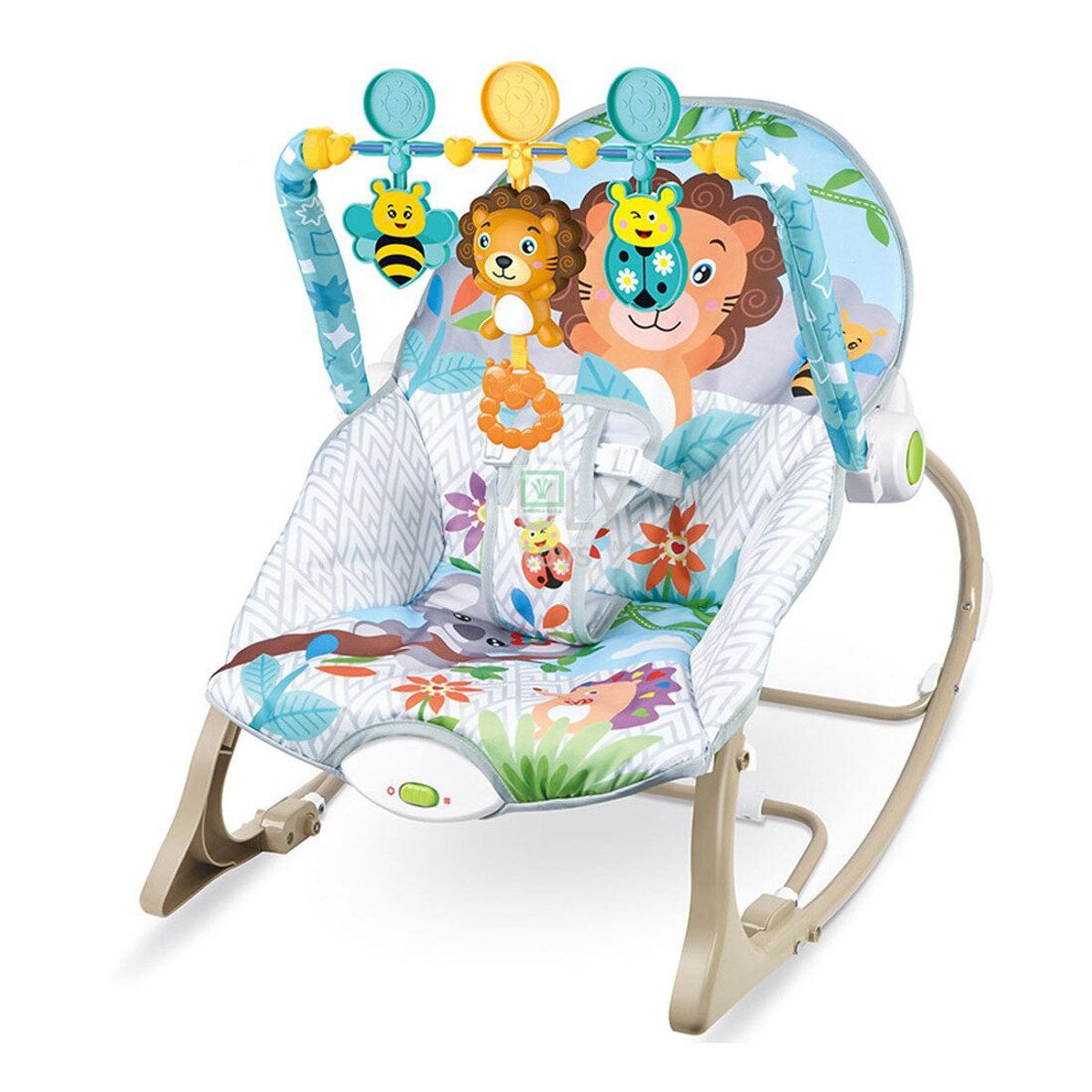 IDEAL - Silla Mecedora Vibradora Musical Rocker León