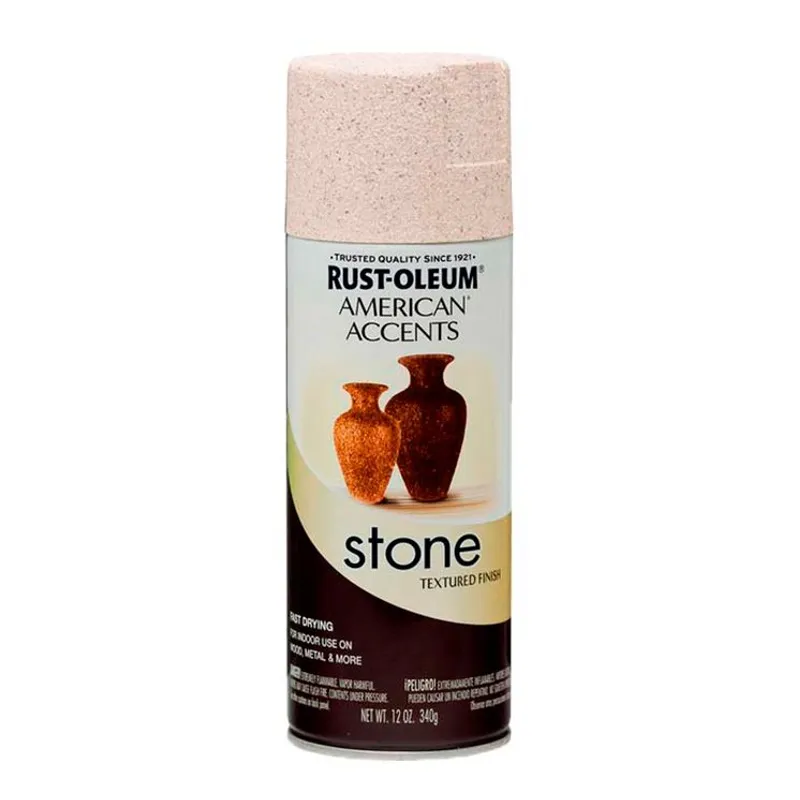 RUST OLEUM - AEROSOL RUST-OLEUM STONE ACABADO PIEDRA CREMA 340 gr
