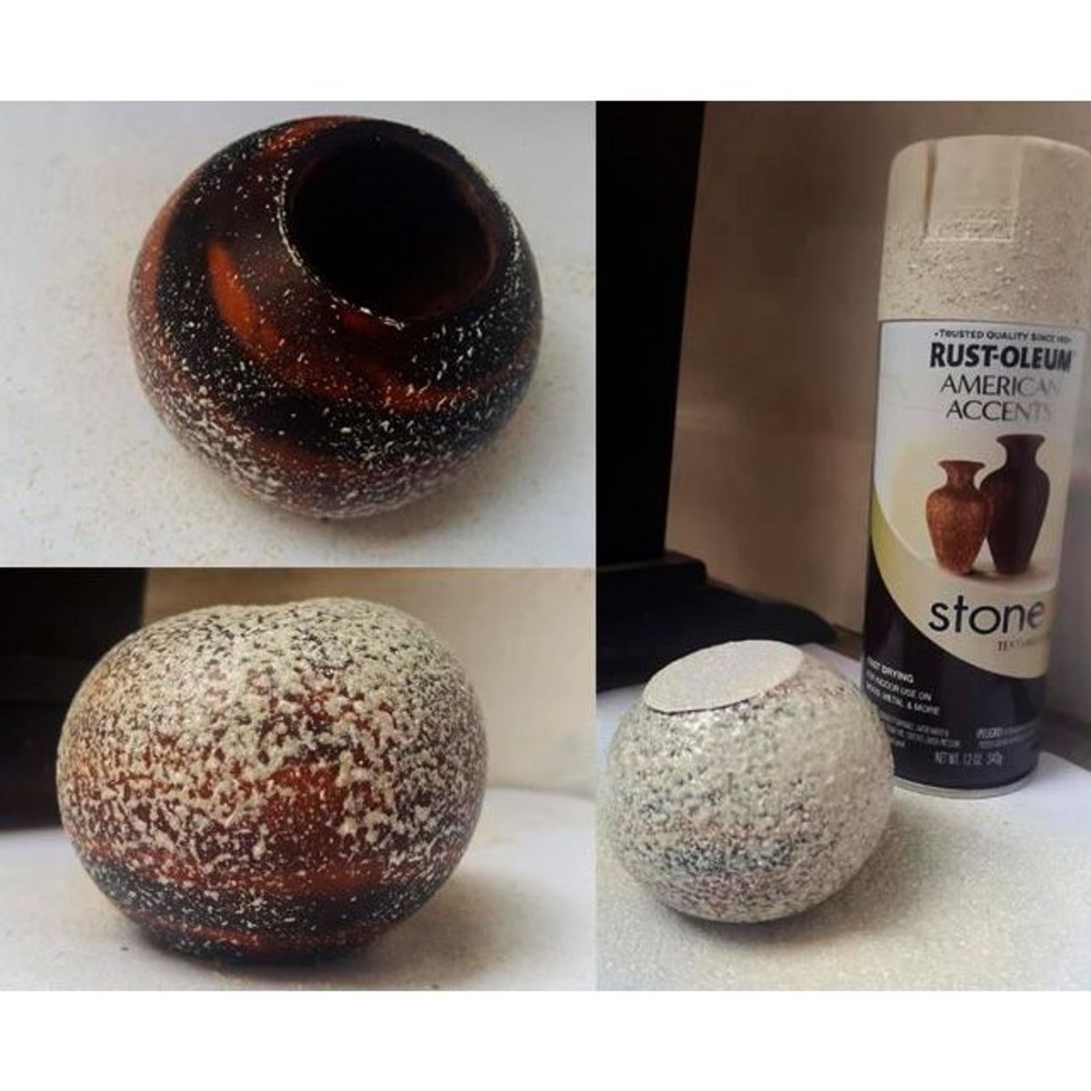 RUST OLEUM - AEROSOL RUST-OLEUM STONE ACABADO PIEDRA CREMA 340 gr