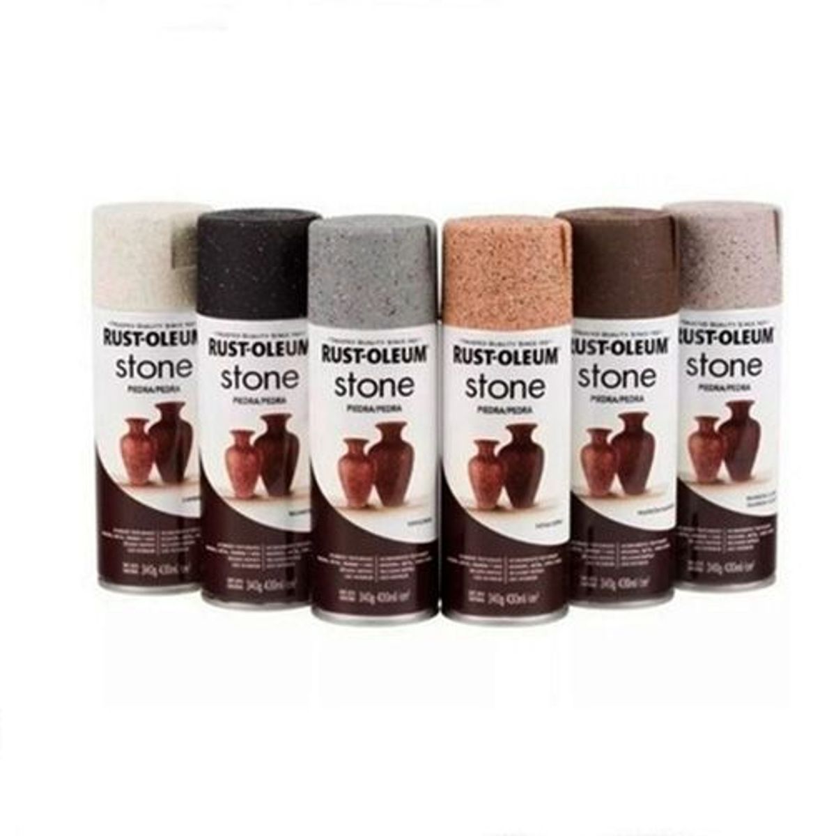 RUST OLEUM - AEROSOL RUST-OLEUM STONE ACABADO PIEDRA NEGRO 340 gr