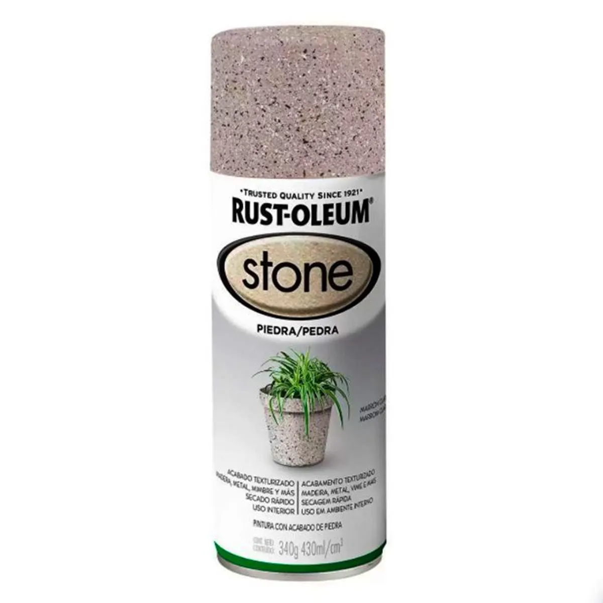 RUST OLEUM - AEROSOL RUST-OLEUM STONE ACABADO PIEDRA MARRÓN CLARO 340 gr