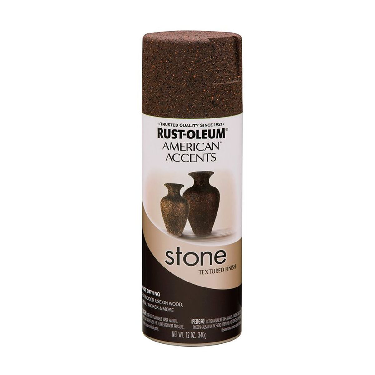 RUST OLEUM - AEROSOL RUST-OLEUM STONE ACABADO PIEDRA MARRÓN 340 gr