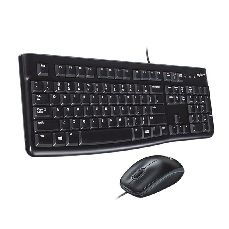 LOGITECH - KIT TECLADO Y MOUSE LOGITECH MK120 NEGRO 920-004428