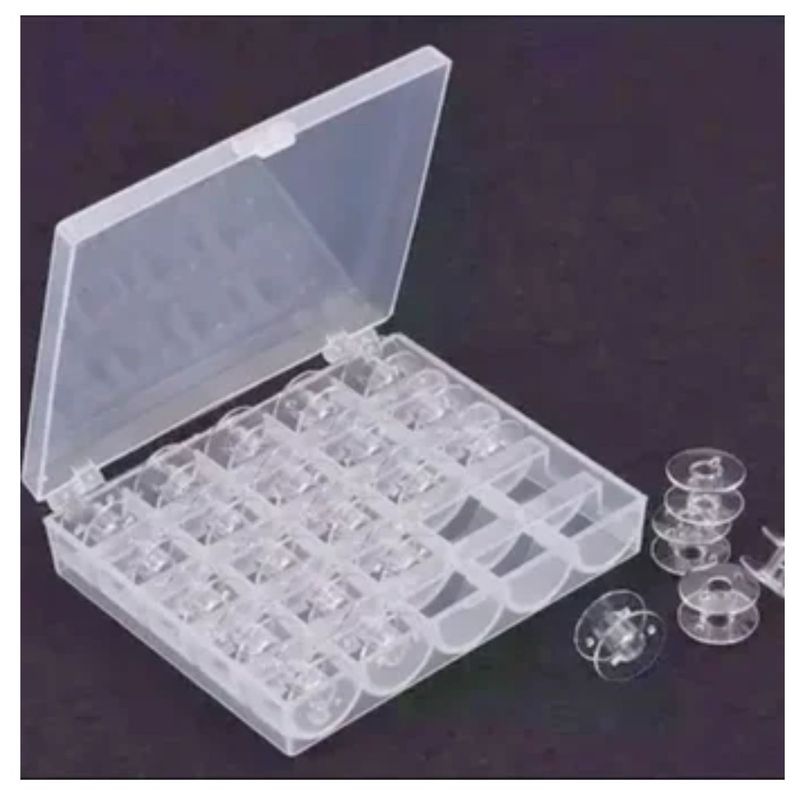 GENERICO - 25 Carretel Bobinas Para Máquina Coser Brother Janome Singer