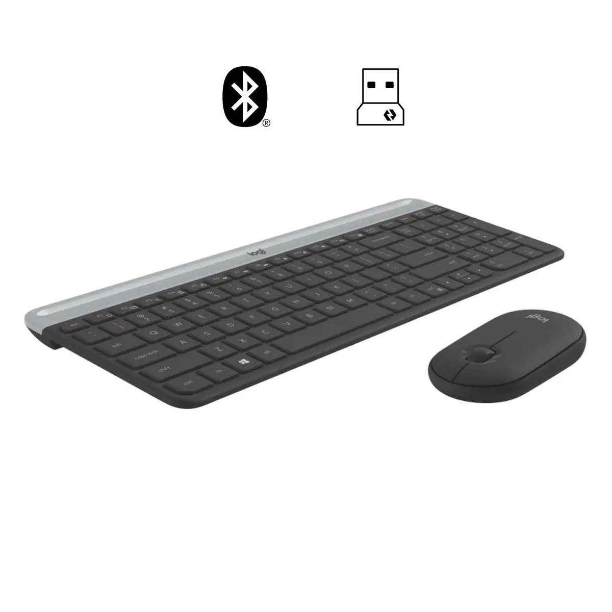 LOGITECH - KIT TECLADO Y MOUSE LOGITECH MK470 INALÁMBRICO SLIM NEGRO 920-009266