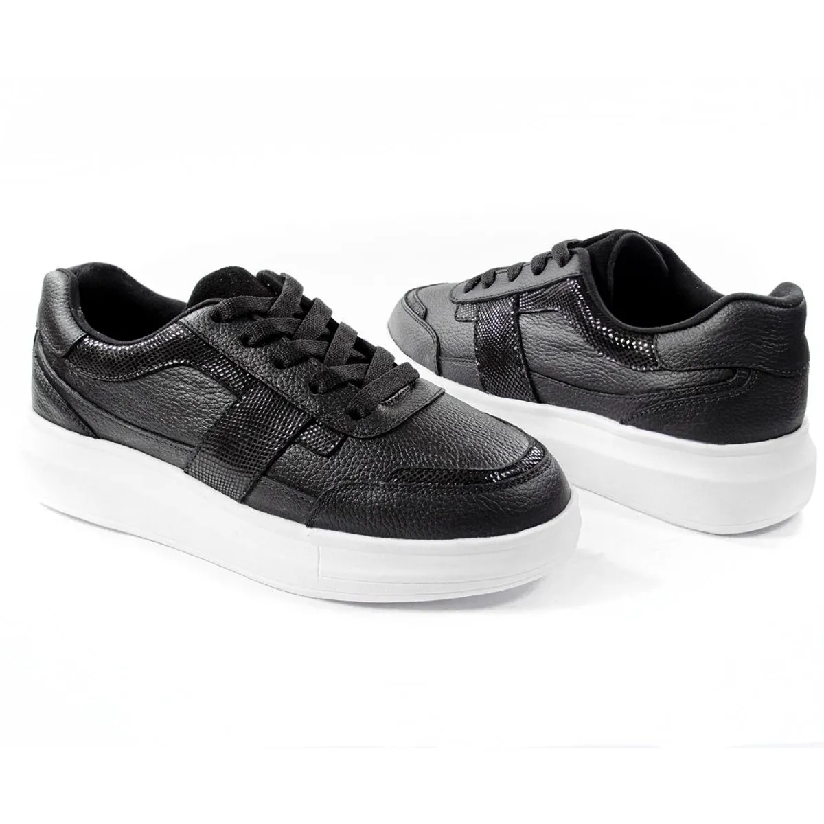 GLINT - Zapatillas urbanas de cuero mujer 48005