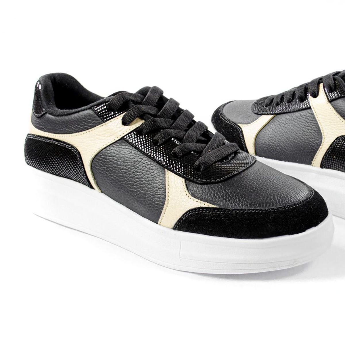 GLINT - Zapatillas Urbanas de Cuero Mujer 48007