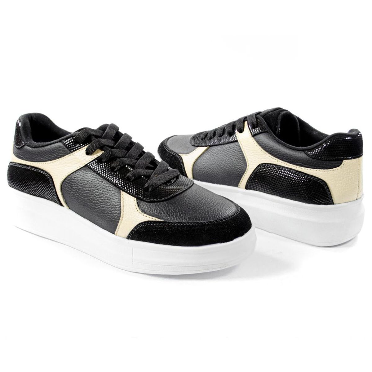 GLINT - Zapatillas Urbanas de Cuero Mujer 48007