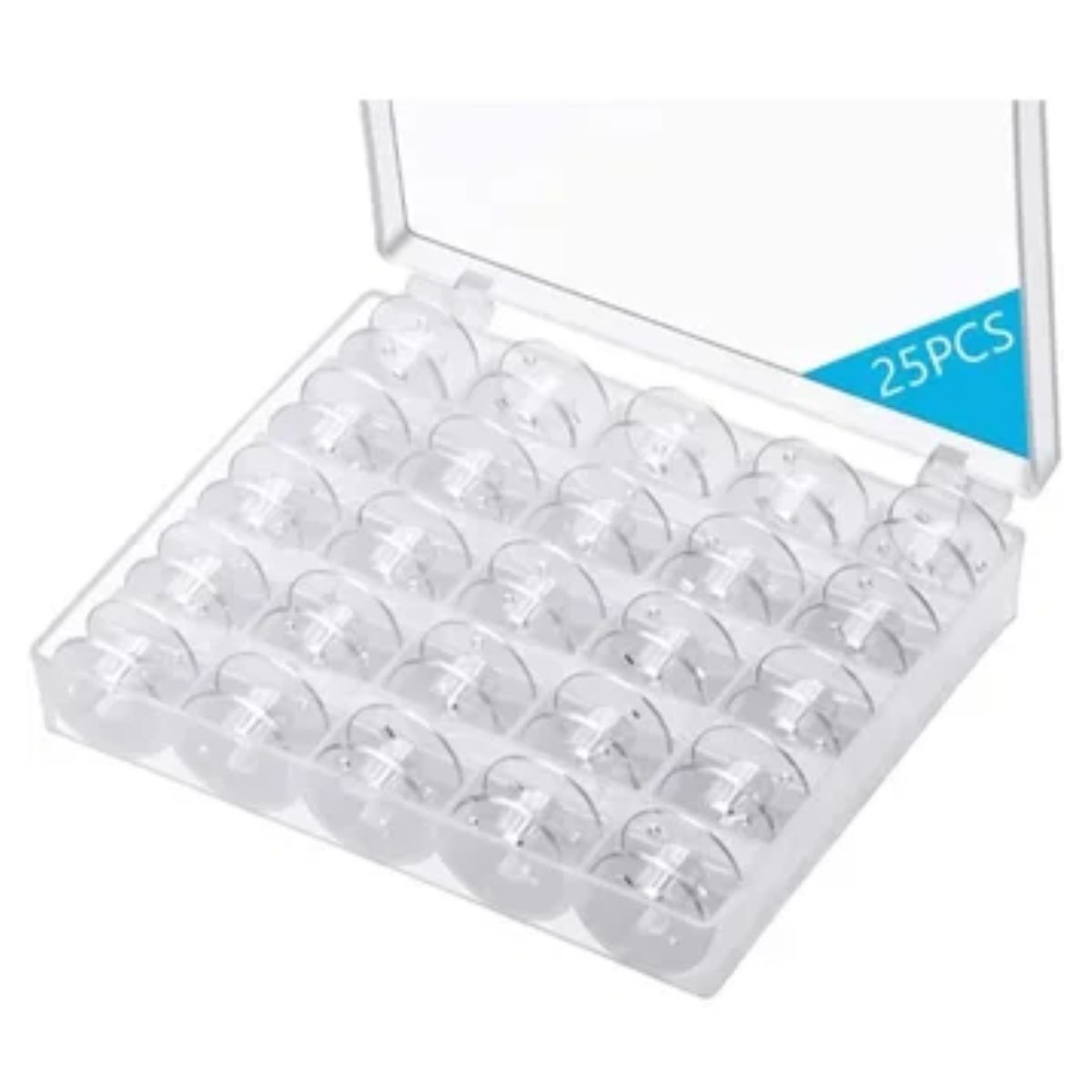 GENERICO - Estuche Con 25 Carretes Hilos maquinas De Coser Domestica