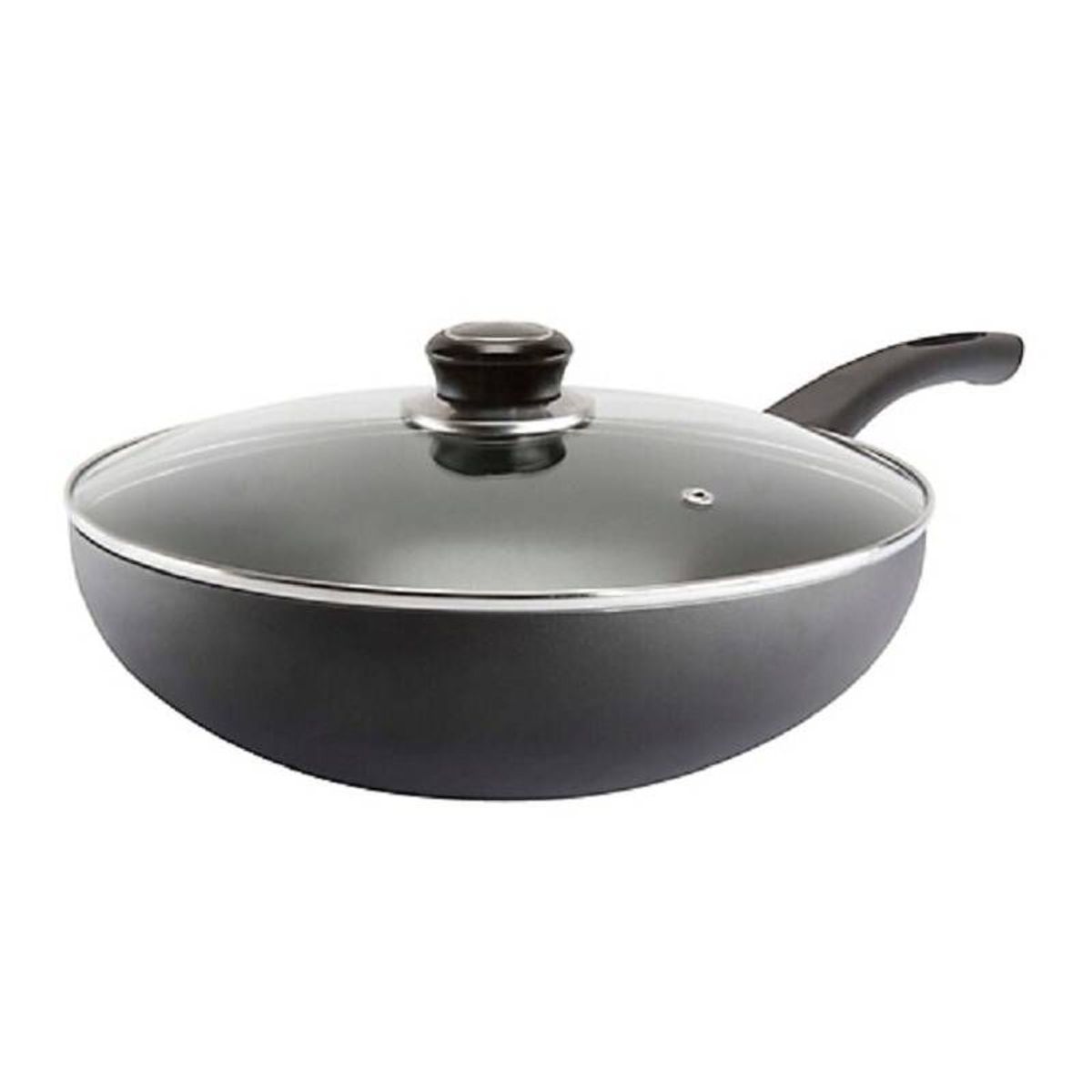 RECORD - Sartén Wok con Tapa 26 cm