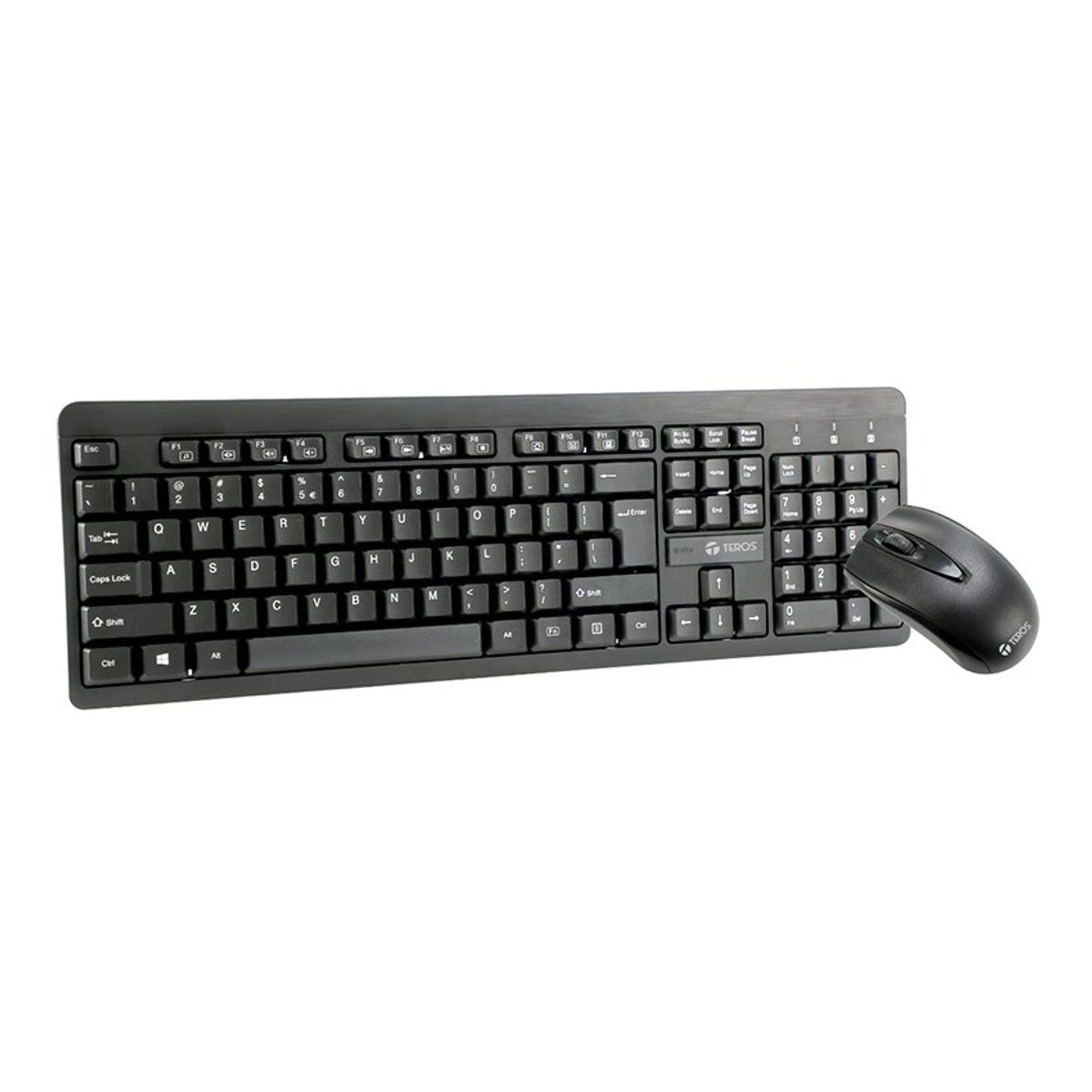 TEROS - Teclado combo inalámbrico  mouse te4061n 24ghz receptor nano usb