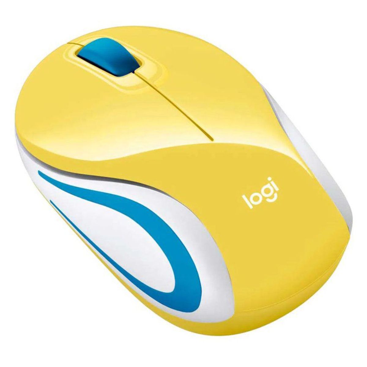 LOGITECH - Mouse logitech m187 inalámbrico ultra portátil  amarillo