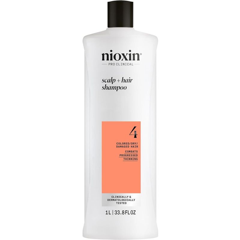 NIOXIN - Nioxin-4 Shampoo Densificador para Cabello Teñido 1000ml