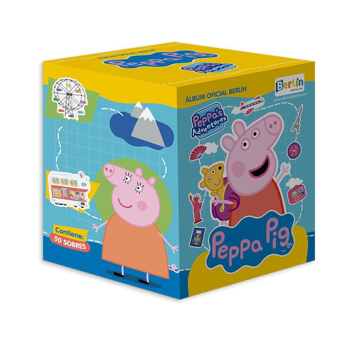 EDITORIAL BERLIN - Peppa Pig, 1 Cajita (50 Sobres)
